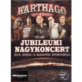   Karthago - "Együtt 40 éve" jubileumi nagykoncert 2019.04.13. (Dupla CD + Dupla DVD)