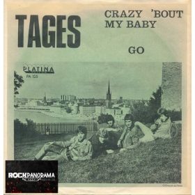 Tages - Crazy 'Bout My Baby / Go (7" Single, SP)