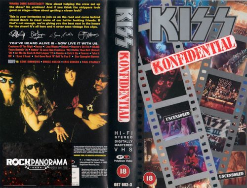 Kiss - Konfidential (VHS)