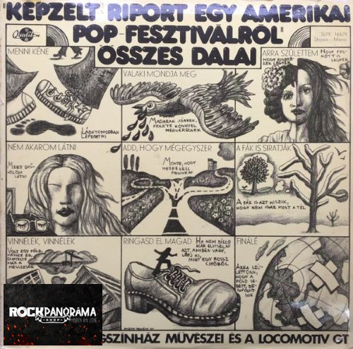 Déry Tibor - Presser Gábor - Adamis Anna - "Képzelt riport egy amerikai Pop-Fesztiválról" Összes dalai (LP)